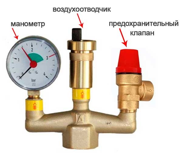 Группа безопасности системы отопления